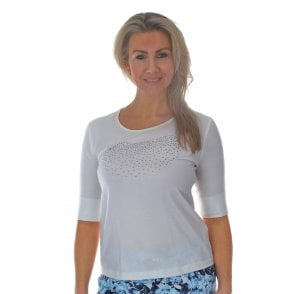 EUGEN KLEIN 5 Hearts Cream T-Shirt 9284 03 31702 02