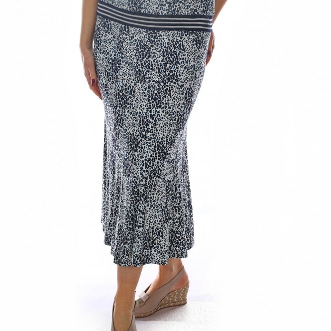 EUGEN KLEIN 5 Hearts Navy Skirt 4039 03 31308 51