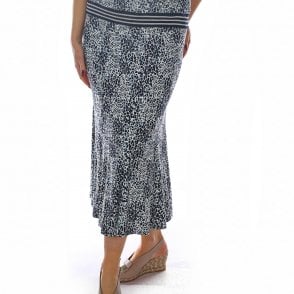 EUGEN KLEIN 5 Hearts Navy Skirt 4039 03 31308 51