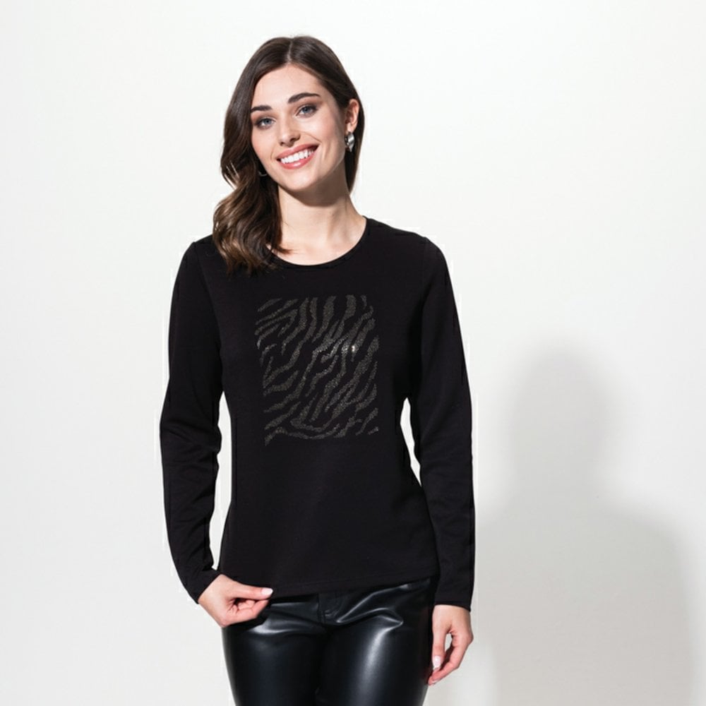 ALISON SHERI Alison Black Top A42302 - Coming Soon from Ahernes of ...