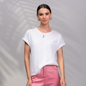 Alison Sheri Sand, White or Blue Top A45140