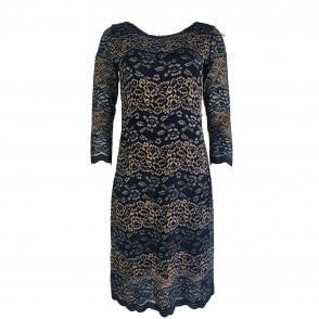 Allison Black and Gold Dress 61121
