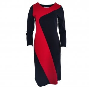 Allison Black Red Dress 4311