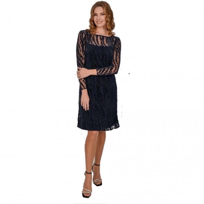 ALLISON Navy Dress 61134