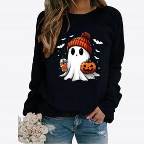 NIHAO Black Ghost Sweatshirt NH3865401