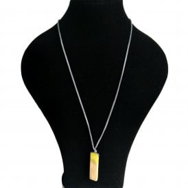 Capri Green wood Necklace DW098N