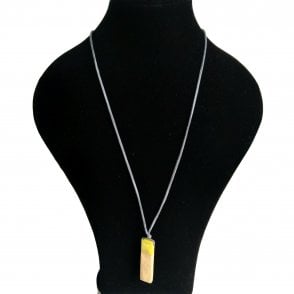 Capri Green wood Necklace DW098N