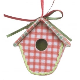 Christmas Decoration 13415 White Bird House