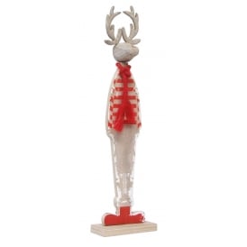 Christmas Decoration 26461 Wooden Reindeer Small Giftware Trading 26461