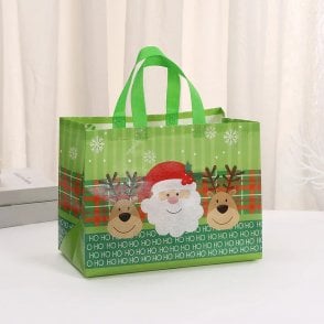 NIHAO Christmas shopping bag in red or green