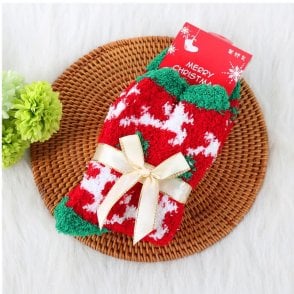 NIHAO Christmas socks Red or Green NH469844