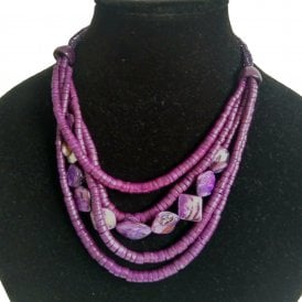 Dante Purple Necklace  9184