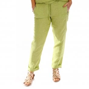 Doris Streich Beige Pink White or Lime Trouser 854135