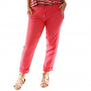 Doris Streich Beige Pink White or Lime Trouser 854135