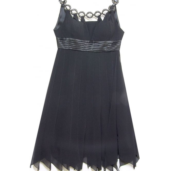 RONALD JOYCE Dress 97887 Black with White