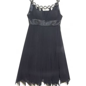 RONALD JOYCE Dress 97887 Black with White