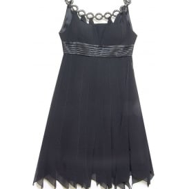 Dress 97887 Black with White