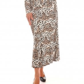 Eugen Klein Animal Print Skirt 4039 04 22438