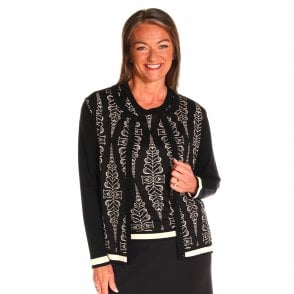 Eugen Klein Black Cardigan 8296 06 12070