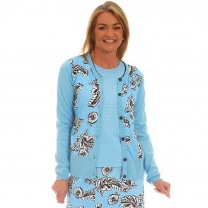 Eugen Klein Blue Cardigan 8252 03 22325