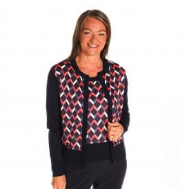 Eugen Klein Navy Cardigan 8266 05 12070