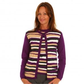 Eugen Klein Purple Cardigan 8235 02070