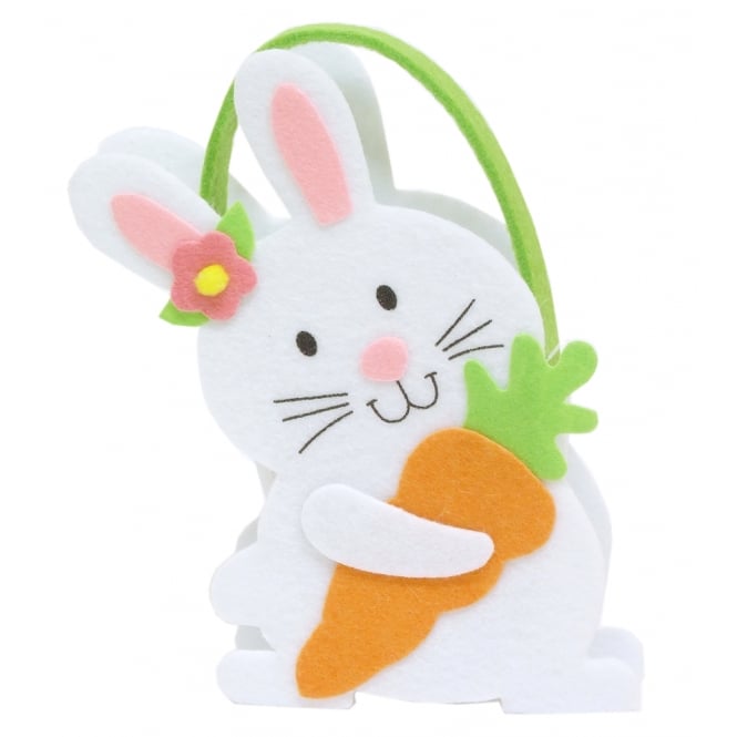 GISELA GRAHAM Gift Bag 80461 White Bunny