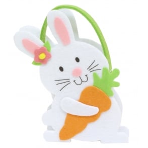 GISELA GRAHAM Gift Bag 80461 White Bunny