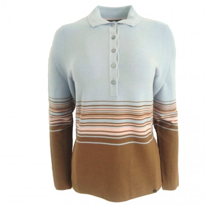 GOLLEHAUG  Blue or Tan Sweater 2121 11018