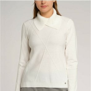 Gollehaug Cream Black Sweater 2521 11024