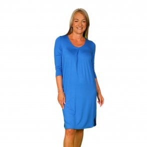 Gollehaug Dress in Pink Blue or Black 2311 27328