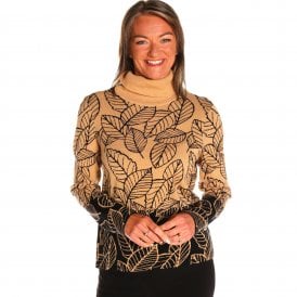 Gollehaug Pink or Camel Sweater 2124 11135