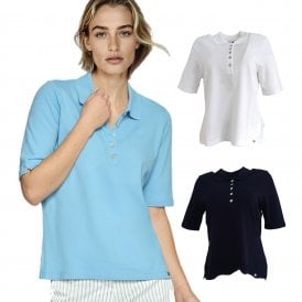 Gollehauge White Blue or Navy T-Shirt 02511 23202