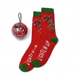 Hatley Red Lighten Up Socks BA7LIGH010