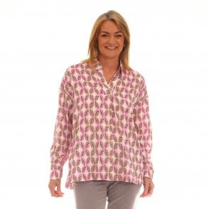Just White Pink Blouse Y2262 235