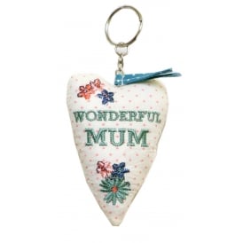 Keyring 38334 White Gisela Graham 38334