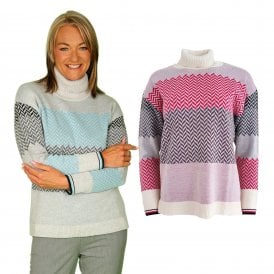 Kris Fashion Blue or Pink Sweater 381025