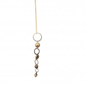 Ladies who lunch Silver Necklace NPLn4-s