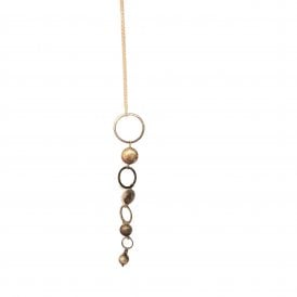 Ladies who lunch Silver Necklace NPLn4-s