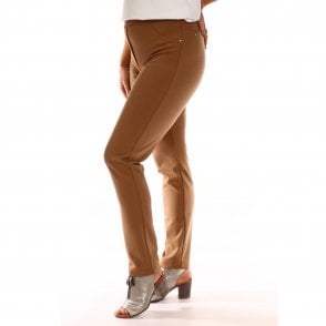 Latte Trouser in Black Navy or Camel T7008