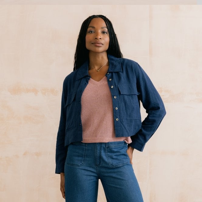 Lily & Me Navy Grassland Jacket LM26121