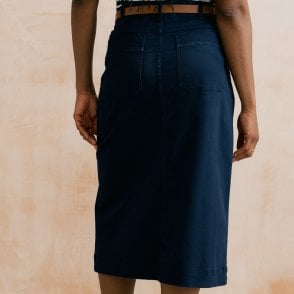Lily & Me Navy or White Morwenna Skirt LM26095
