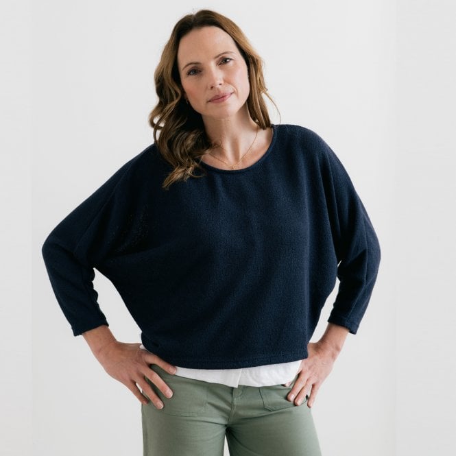 Lily & Me Navy Penny Jumper LM26154