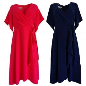 Lizabella Red or Navy Dress 2623