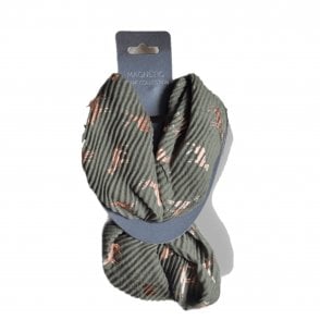 PASSION Magnetci Scarf Beige Grey or Green MM1843