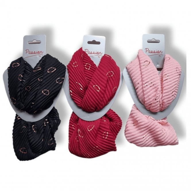 PASSION Magnetic Scarf Wine Pink or Black MM1977