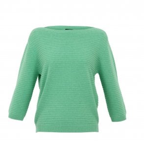 Marble Blue Ice Pink and Green Sweater 7009