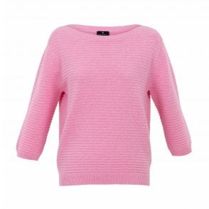 Marble Blue Ice Pink and Green Sweater 7009