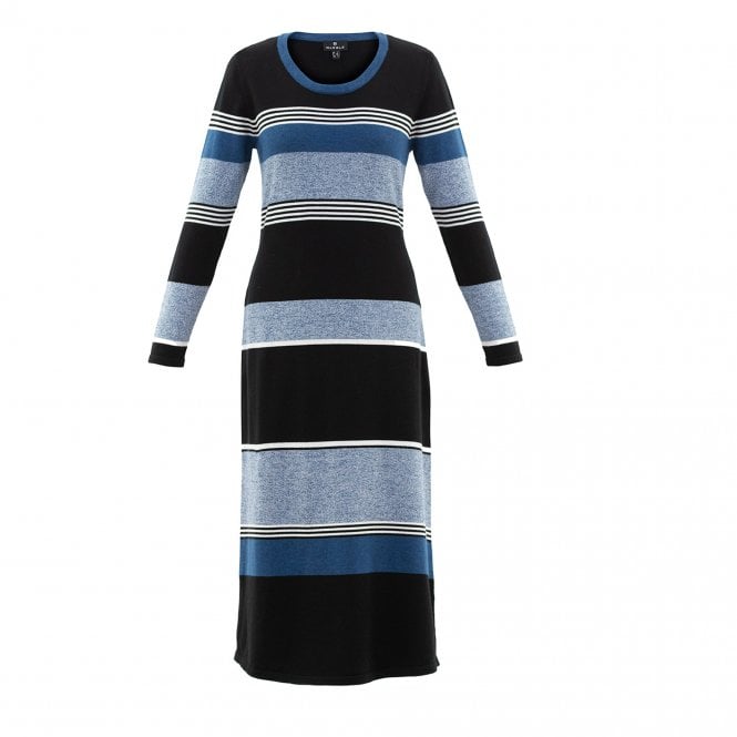 MARBLE  Brown or Blue Dress 6768