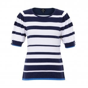 Marble Ice Pink or Navy Sweater 7016